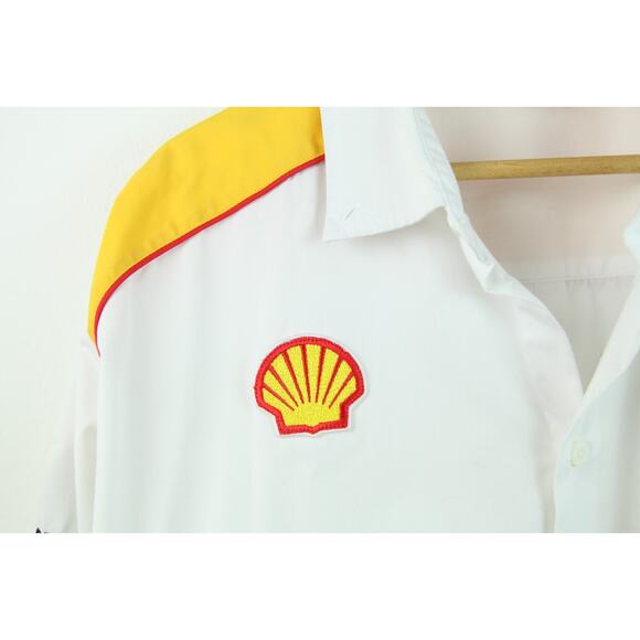 Ferrari Mens 4XL Button Down Shirt Technical Partner Shell Racing Promotional - Picture 3 of 16